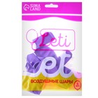 Воздушные шары латексные 12", пастель, 5 шт., сиреневые - Фото 4