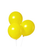 Воздушные шары латексные 12", 5 шт., жёлтые - Фото 2