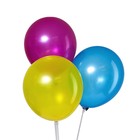 Шары воздушные латексные 12", металл, набор 12 шт., цвета МИКС - Фото 2
