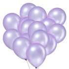 Шар латексный 12", металл, набор 100 шт., цвет сиреневый - фото 21127674