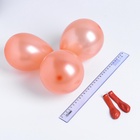 Воздушные шары латексные 5", металл, 100 шт., цвет розовое золото - Фото 1