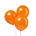 Шар латексный 12", металл, набор 100 шт., цвет оранжевый - фото 294995476