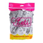 Воздушные шары латексные 12" «Хром», 50 шт., серебряные - Фото 4