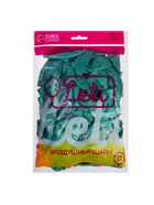 Воздушные шары латексные 12" «Хром», 50 шт., зелёные - Фото 4