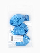 Воздушные шары латексные 12" «Хром», 5 шт., синие - Фото 5