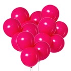 Шар латексный 10", пастель, в наборе 5 шт., цвет фуксия - Фото 2