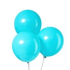 Шар латексный 10", пастель, набор 100 шт., цвет бирюзовый - Фото 1