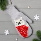 Варежки женские в подарочной коробке KAFTAN New Year, размер 19 - Фото 2