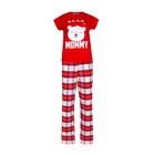 Пижама новогодняя женская KAFTAN "Bear", цвет красный, размер 40-42 - Фото 6