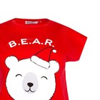 Пижама новогодняя женская KAFTAN "Bear", цвет красный, размер 48-50 - Фото 8