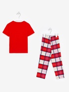 Пижама новогодняя детская: футболка, брюки, KAFTAN: Bear, красная, рост 86-92 см - Фото 13