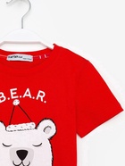 Пижама новогодняя детская: футболка, брюки, KAFTAN: Bear, красная, рост 122-128 см - Фото 10