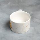 Чайная пара керамическая «Сейчас», 200 мл, цвет белый - Фото 4