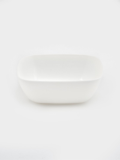 Тарелка глубокая Альтернатива «Квадро», 800 мл, 16×5.5 см, пластик, белая