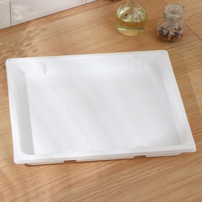 Поднос для заморозки Альтернатива, пластик, 36×31×3.5 см, белый