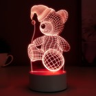 Светильник "Мишка в шапке" LED RGB RISALUX - Фото 5