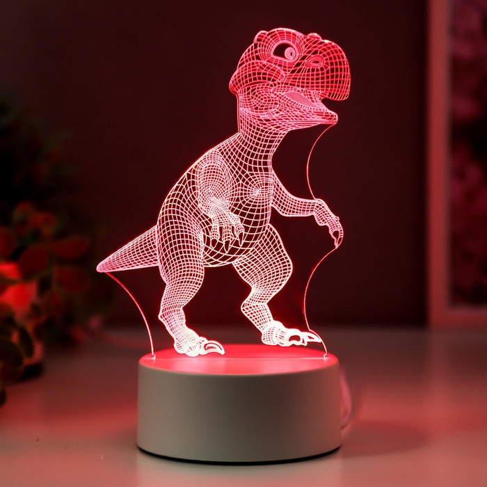 Светильник "Тираннозавр" LED RGB от сети RISALUX - фото 1888012963