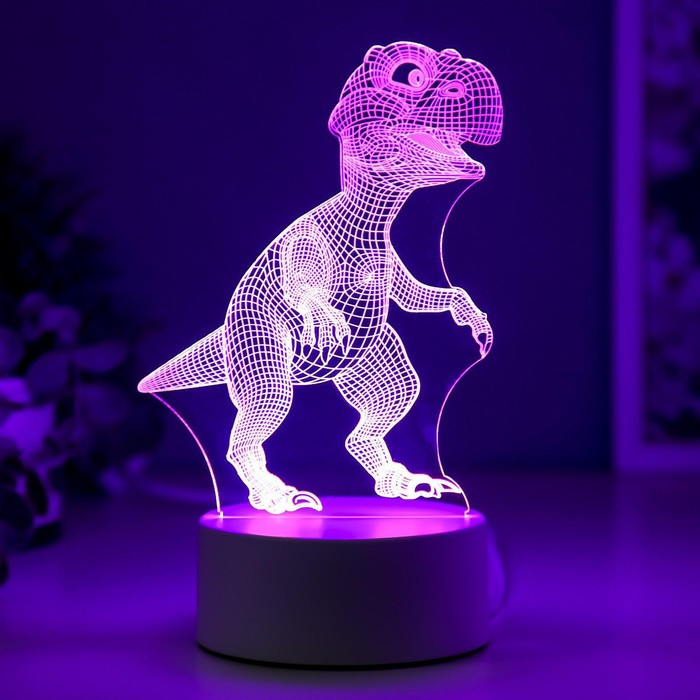 Светильник "Тираннозавр" LED RGB от сети RISALUX - фото 1907144711