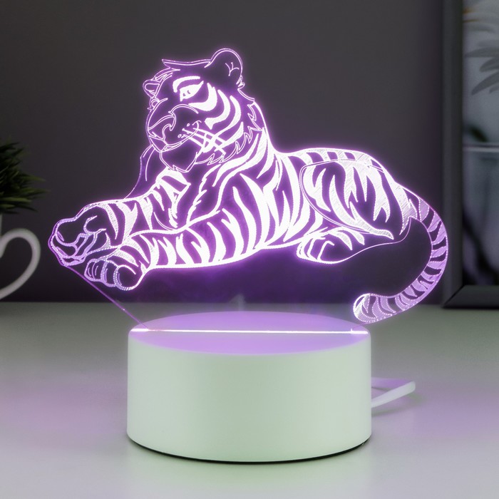 Светильник "Тигр" LED RGB от сети - Фото 1