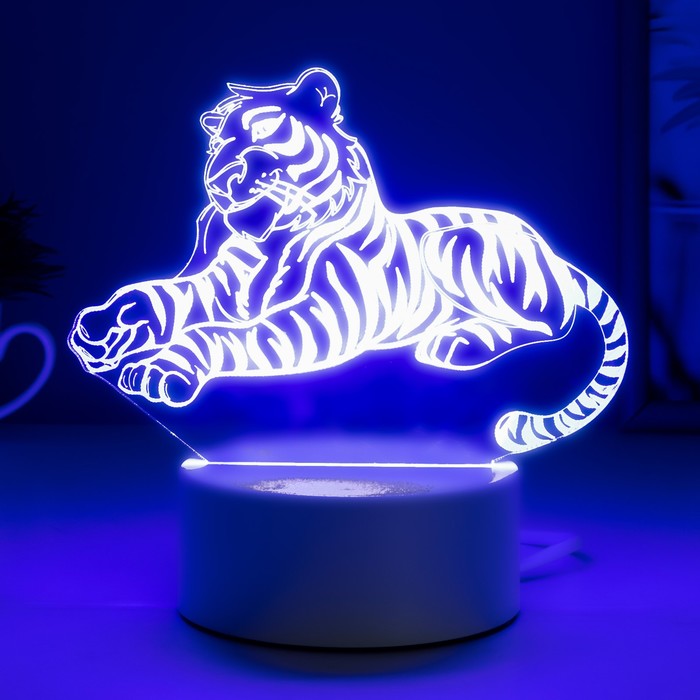 Светильник "Тигр" LED RGB от сети - фото 1907144727