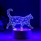Светильник "Кот стоя" LED RGB от сети RISALUX - Фото 4