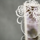 3D-светильник настольный светодиодный RISALUX «Ваза с цветами», LED, RGB, от сети - Фото 8