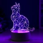 Светильник "Кот сидя" LED RGB от сети 4814584 - фото 1541351