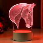 Светильник «Лошадь» LED RGB от сети - Фото 3