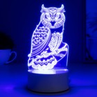 Светильник «Сова» LED RGB от сети - Фото 4