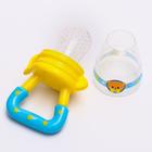Ниблер для прикорма, от 5 мес., с силиконовой сеточкой, размер М «Мишка принц» - Фото 4