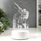 Светильник 3D RISALUX «Охотник», LED-ночник, RGB, от сети, 9.5×10×19.5 см - Фото 4