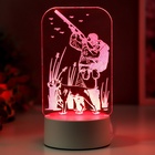 Светильник 3D RISALUX «Охотник», LED-ночник, RGB, от сети, 9.5×10×19.5 см - Фото 5