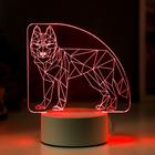 Светильник "Волк" LED RGB от сети 9,5х14,5х17 см RISALUX - Фото 3