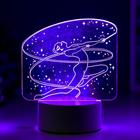 Светильник 3D RISALUX «Гимнастка», LED-ночник, RGB, от сети, 9.5×14×16 см - Фото 5