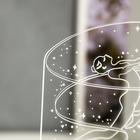 Светильник 3D RISALUX «Гимнастка», LED-ночник, RGB, от сети, 9.5×14×16 см - Фото 6