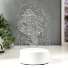 Светильник "Карась" LED RGB от сети 9,5х11х20 см - фото 809332476