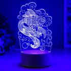 Светильник "Карась" LED RGB от сети 9,5х11х20 см - фото 809332478