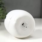 Ночник "Мишка пухлик" LED от батареек 3хLR44 белый 10х9,5х13 см RISALUX - фото 21128400