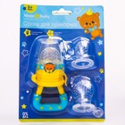 Ниблер для прикорма «Мишка принц» в наборе с силиконовыми сеточками 2шт - Фото 6