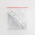 Сантиметровая лента, клеевая, 150 см, цвет белый - фото 29533138