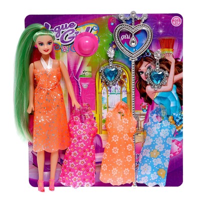 Кукла-модель «Оля» с аксессуарами, МИКС