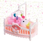 Набор игровой «Зайчик» с кроваткой, с аксессуарами, МИКС - Фото 5