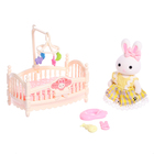 Набор игровой «Зайчик» с кроваткой, с аксессуарами, МИКС - Фото 8