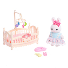 Набор игровой «Зайчик» с кроваткой, с аксессуарами, МИКС - Фото 9