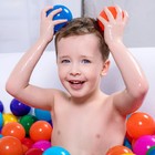 Шарики для сухого бассейна с рисунком, диаметр шара 7,5 см, набор 150 штук, цвет жёлтый - Фото 7