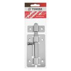 Задвижка дверная ТУНДРА ЗД-01, без покрытия, 1 шт. - фото 24661523