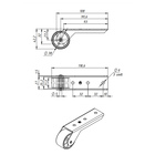 Ролик опорный ТУНДРА, покрытие цинк, 1 шт. - фото 22988307