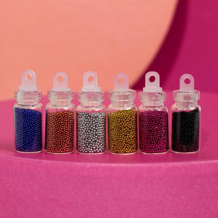 Набор бульонок для декора ногтей Unicorn New Year, 12 цветов 20687