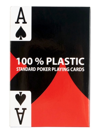 Карты игральные пластиковые, колода 55 шт., 6.5×9×2 см, МИКС