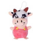 Мягкая музыкальная игрушка «Поющая коровка», звук, цвет МИКС - Фото 3